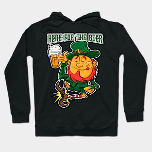 Here For The Beer Hoodie